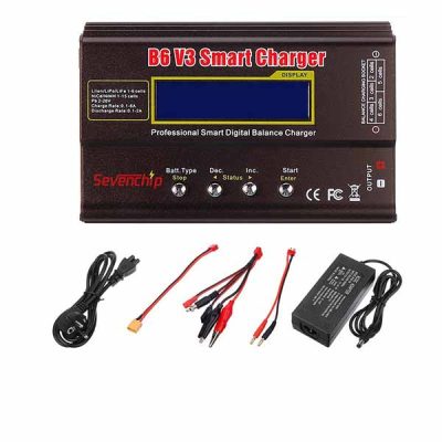 Chargeur d&rsquo;équilibrage numérique IMAX B6 V3 80W pour batteries LiPo/NiMH RC avec adaptateur secteur 12V  5A