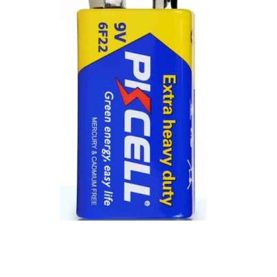 Batterie 9V  PKCELL 6F22 non rechargeable