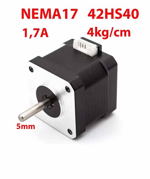 42HS40 Nema 17 Moteur pas à pas 40mm (4Kg.cm)