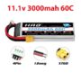 3000mAh 11.1V  60C 3S Batterie Lipo