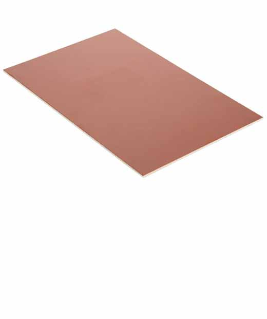 PCB Époxy Plaque de cuivre pour circuits imprimés 1.6mm 35μm simple face double faces