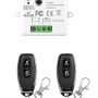 Interrupteur sans fil RF 433MHz 220V 110V 10A contrôle de relais avec deux télécommandes