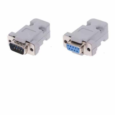 Connecteur DB-9 RS232 Port série avec coque en plastique