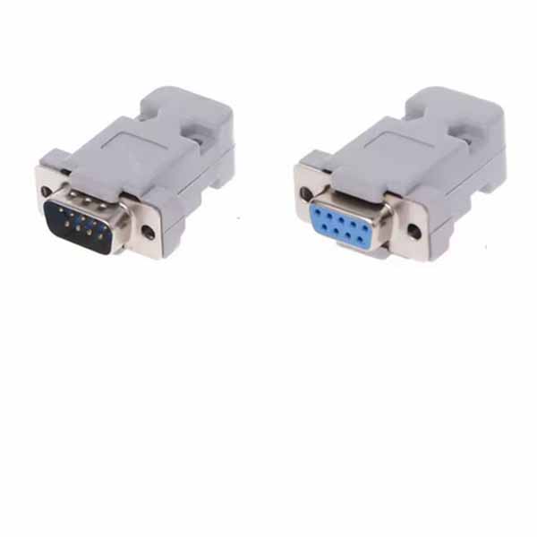 Connecteur DB-9 RS232 Port série avec coque en plastique