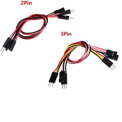 Câbles dupont 2Pin/3Pin longueur 20cm/30cm pour prototypage