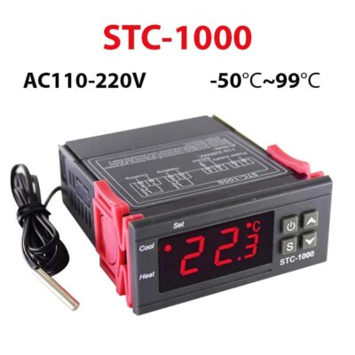 STC-1000 Thermostat régulateur de température numérique avec capteur