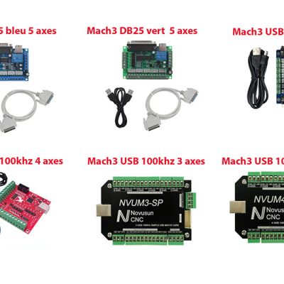 MACH3 Carte de contrôle de mouvement CNC (CNC Breakout)