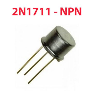 2N1711 Transistor bipolaire NPN 50V 0.5A TO-39, 3 broches