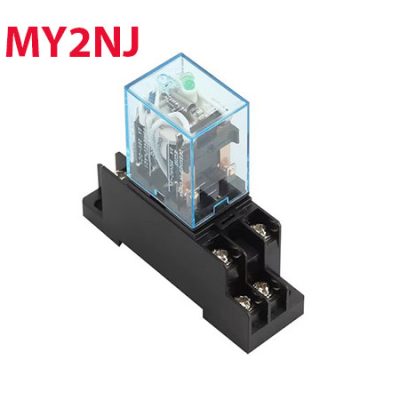 Omron MY2N-J Mini relais avec support de base de prise 24VDC 24AC 220VAC