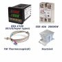 REX-C100 Thermostat numérique 220V PID + Relais Max.40A SSR + Sonde K Thermocouple