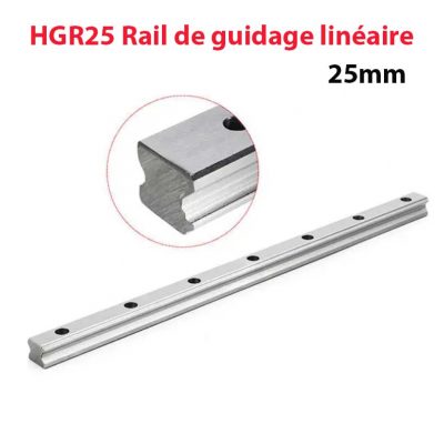 HGR25 Rail de guidage linéaire / HGH25CA bloc de guidage 25mm