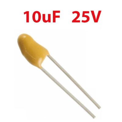 10uF, 25V – Condensateur Tantale 10uF 25V