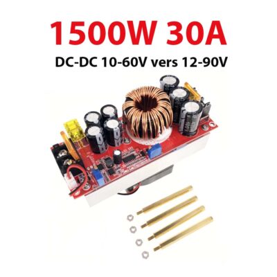 DCDC 1500W 30A Boost Convertisseur 10-60V vers 12-90V  (step up)