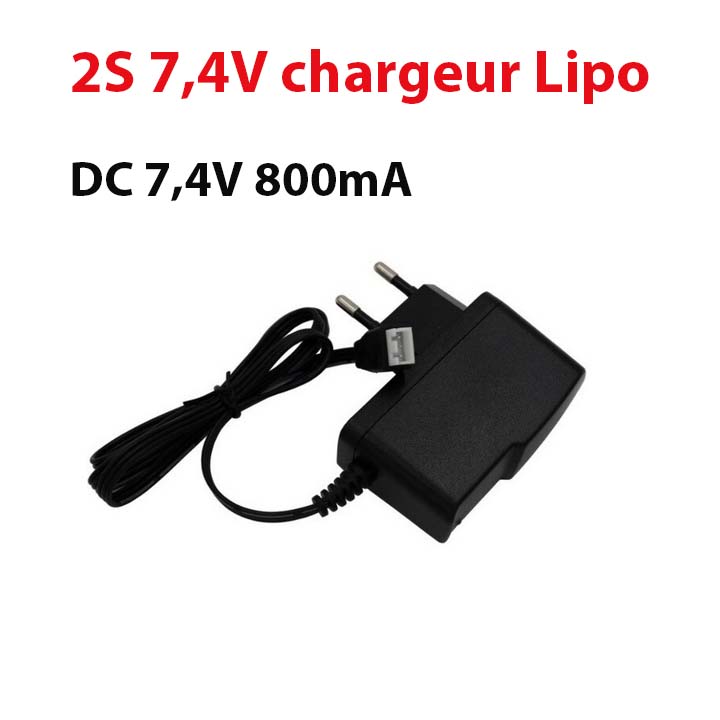 Chargeur de batterie LiPo 2S-3S 800 avec equilibreur - A2PRO Top Airsoft