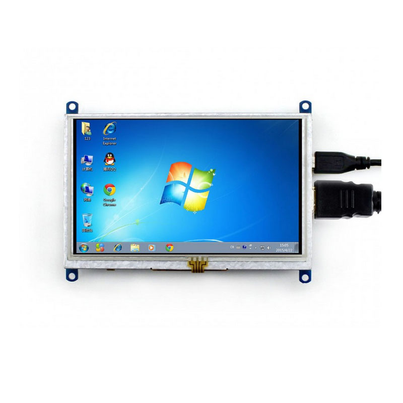 Moniteur tactile panneau LCD TFT 15 pouces ecran tactile 5 fils