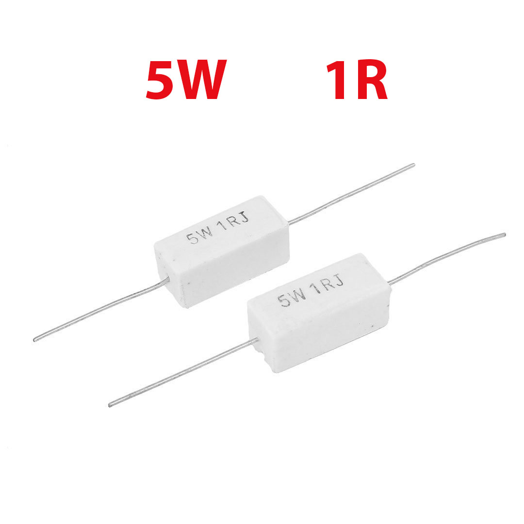 Lot De 10 Résistances Ciment Céramique 5W 1000 Ohm | Pour Circuits Électroniques & Réparations