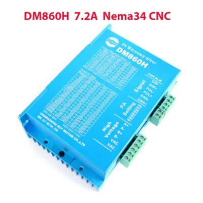 DM860H Driver moteur pas à pas, 7.2A 24-80VAC 24-110VDC Nema34 CNC