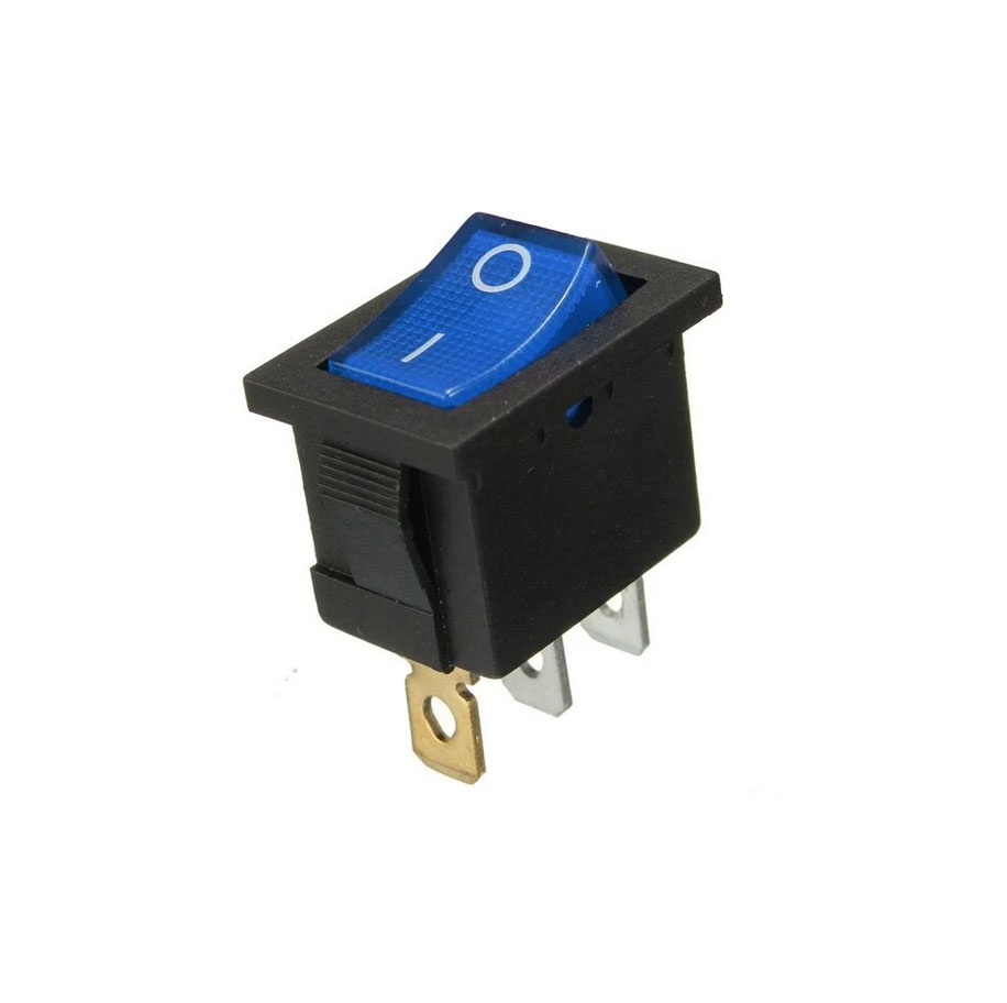 Mini interrupteur à bascule de 10 pièces, AC 125V 6A / 250V 2A 3 broches  SPDT ON