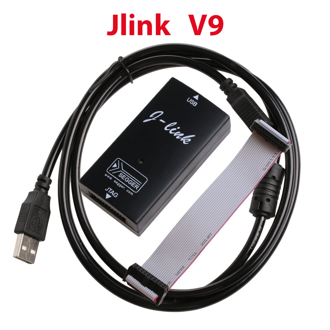 Télécharger l'outil d'apprentissage du développement de l'émulateur d'émulateur JLINKV9 ARM STM32 Télécharger haute vitesse Noir Jlink Émulateur 