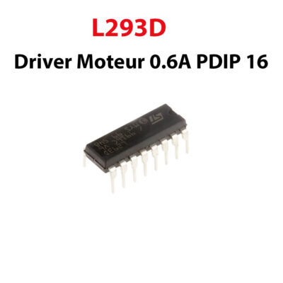 L293D, Driver Moteur 0.6A, PDIP 16
