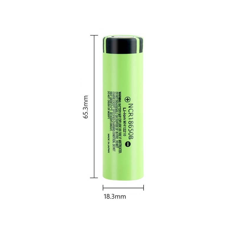 NCR18650B 3.7v 3400mah batterie Lithium Rechargeable (originale