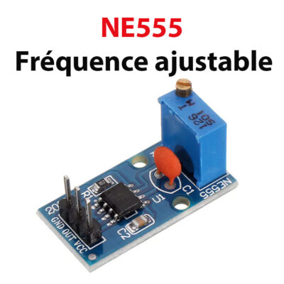 NE555 générateur de signal carré fréquence ajustable