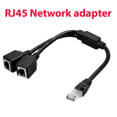 RJ45 câble Ethernet Y Splitter adaptateur mâle vers deux femelles 30cm