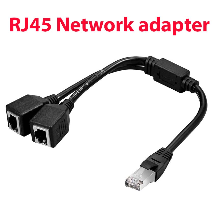 RJ45 câble Ethernet Y Splitter adaptateur mâle vers deux femelles 30cm -  A2itronic