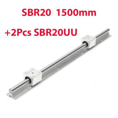 SBR20 1500mm rail linéaire avec deux roulements SBR20UU
