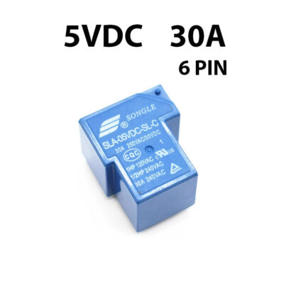 SLA-05VDC-SL-C 5VDC 30A relais 6 Pin PCB