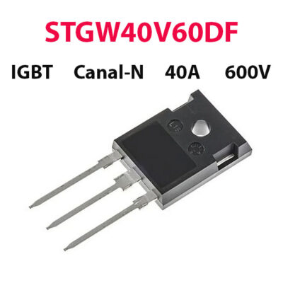 STGW40V60DF, IGBT, Canal-N, 40A 600V A-247