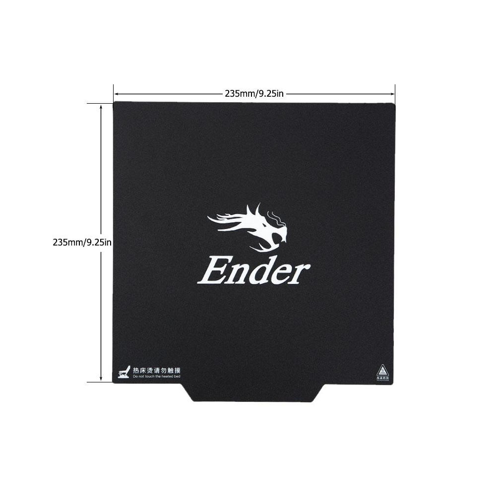 Plateau chauffant 235mm x 235mm pour Creality Ender 3 / Ender 3 PRO