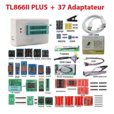 TL866II PLUS Programmateur EEPROM avec 37 Adaptateur