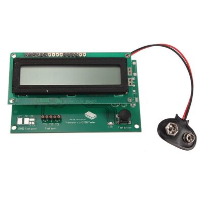 Testeur ESR numérique Condensateur, Resistance Inductance RLC Transistor NPN PNP, Compatible avec Arduino