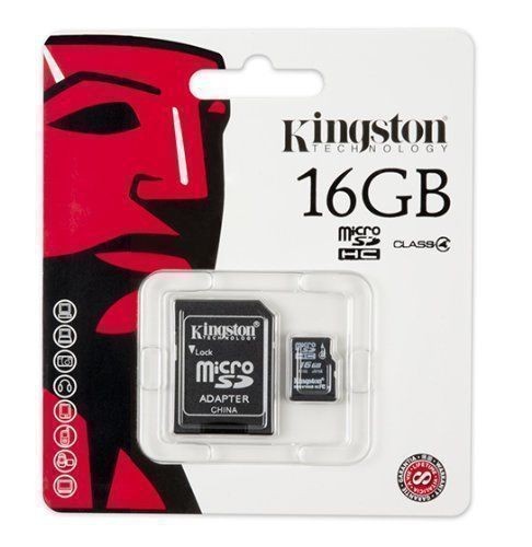Carte mémoire microSDHC Kingstone 15GO Classe 4 avec adaptateur