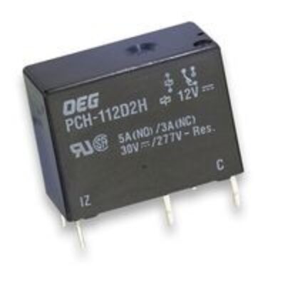 PCH-112D2H relais 12 V/DC 1 NO (T) 5 A