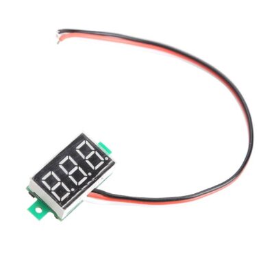 T2n2-Voltmètre numérique rouge DC0-100V
