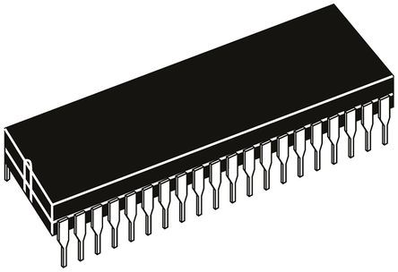 PIC16F887-I/P, Microcontrôleur, PIC 8bit 368 B RAM, 256 o, 8192 x 14 mots Flash, PDIP 20MHz, 40 broches