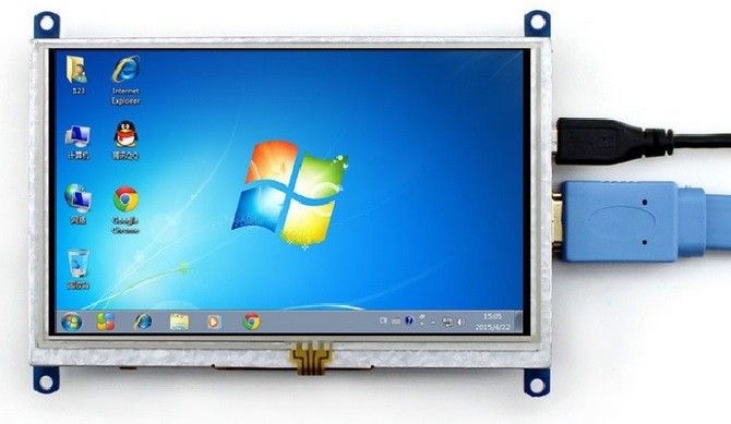 5 pouces écran tactile ACL LCD TFT HDMI Module USB Driver 800*480 -  A2itronic