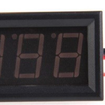 Afficheur rouge ampèrmetre – 0 à 10A DC
