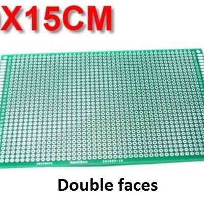 Platine d’essai Breadboard double faces,  90 x 150 mm
