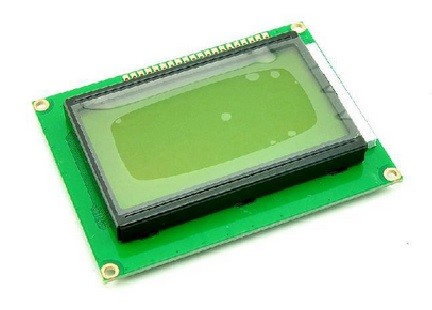 Module graphique LCD SPI 128x64 pixels (Compatible Arduino) - Jaune