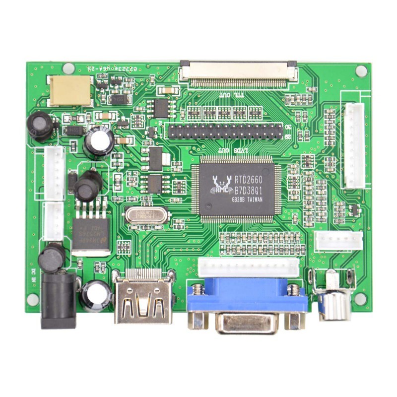 Ecran LCD 7 pouces 1024 X 600 HDMI tactile avec Support - Raspberry Pi Maroc