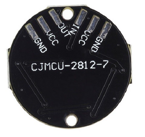 NeoPixel Ring - 7 x WS2812 5050 RGB LED avec pilote intégré