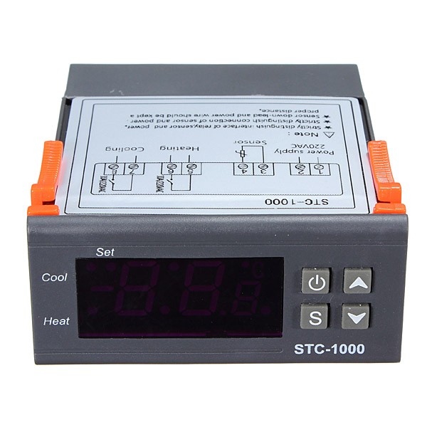 Thermostat régulateur de température STC-1000 numérique avec capteur
