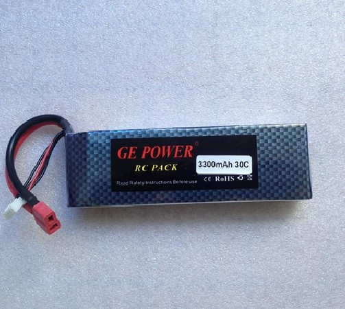 Batterie 11,1V 3300mAh 30C LiPo XT60 plug