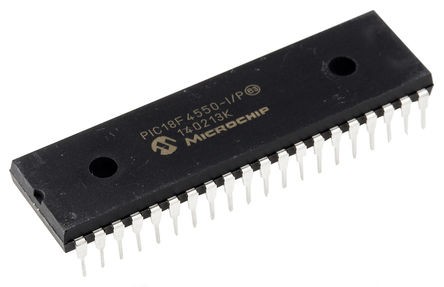 PIC18F4550-I/P, PIC 8 bit 2048B RAM