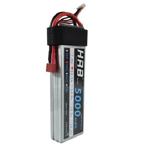 5000mAh 11,1V 50C Batterie LiPo T plug