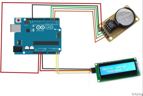 DS1302 RTC Module pour Arduino, Raspberry, PIC