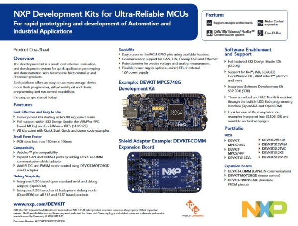 S12XE Kit de développement ARM DEVKIT